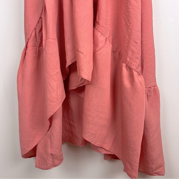 Joyfolie | Boho Peasant Prairie Cottagecore Cowgirl Gabriella Dress Salmon | 5 - Picture 10 of 16